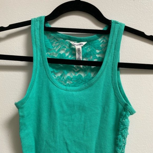 Aeropostale Lace Ribbed Tank Top - Picture 3 of 3